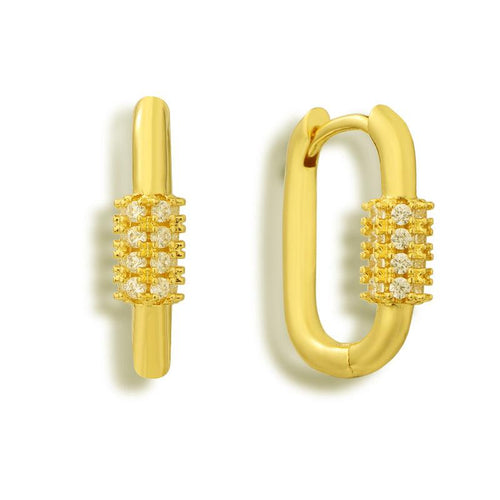 Carabiner Earrings - EVRYJEWELS