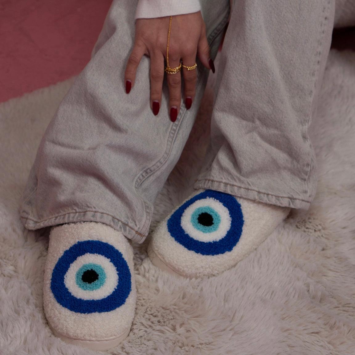 Evil Eye Slippers - AQeCom