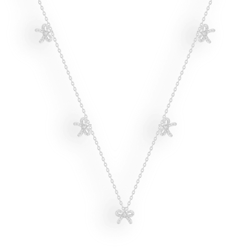 Gilded Bow Necklace - AQeCom