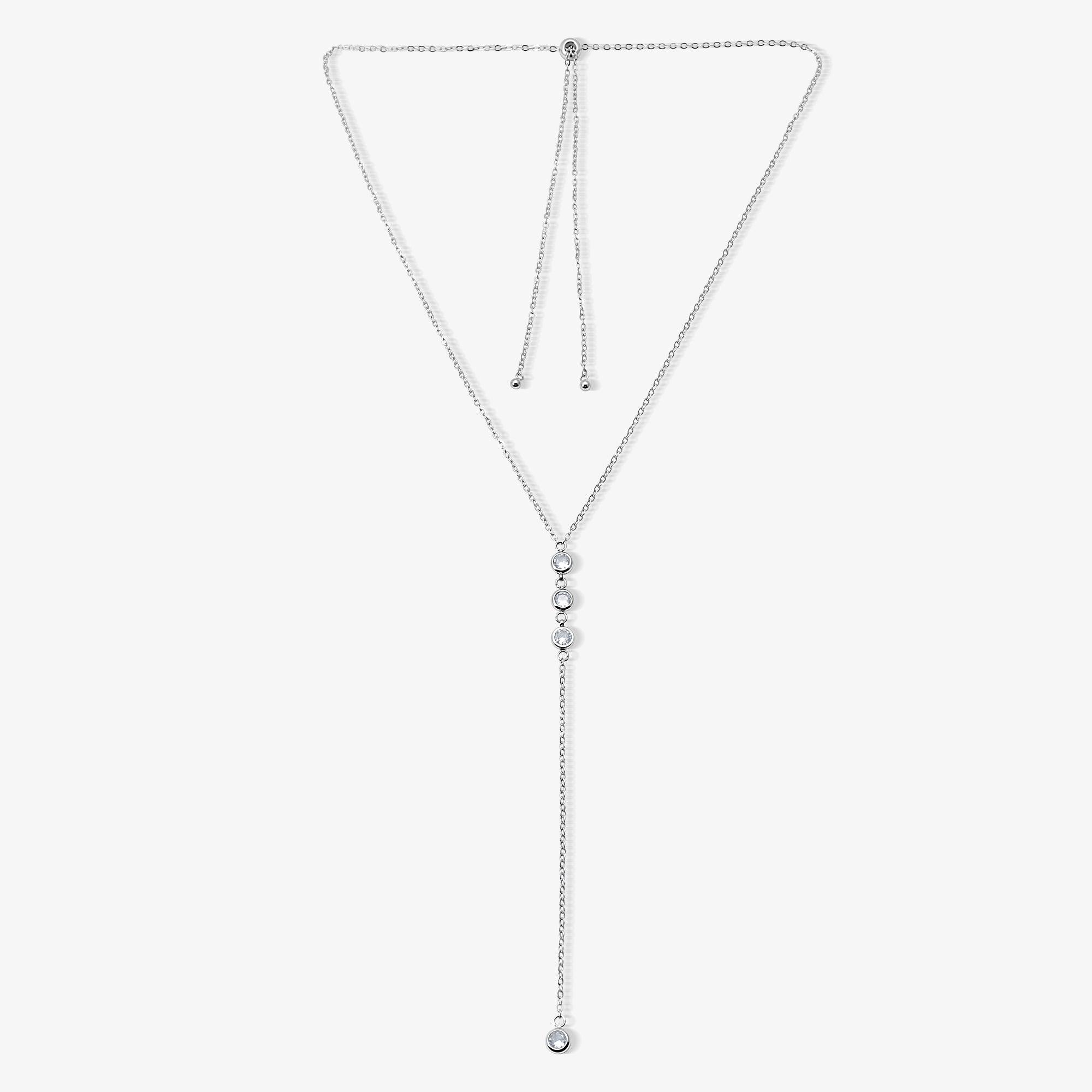 Touch of Glow Lariat Necklace