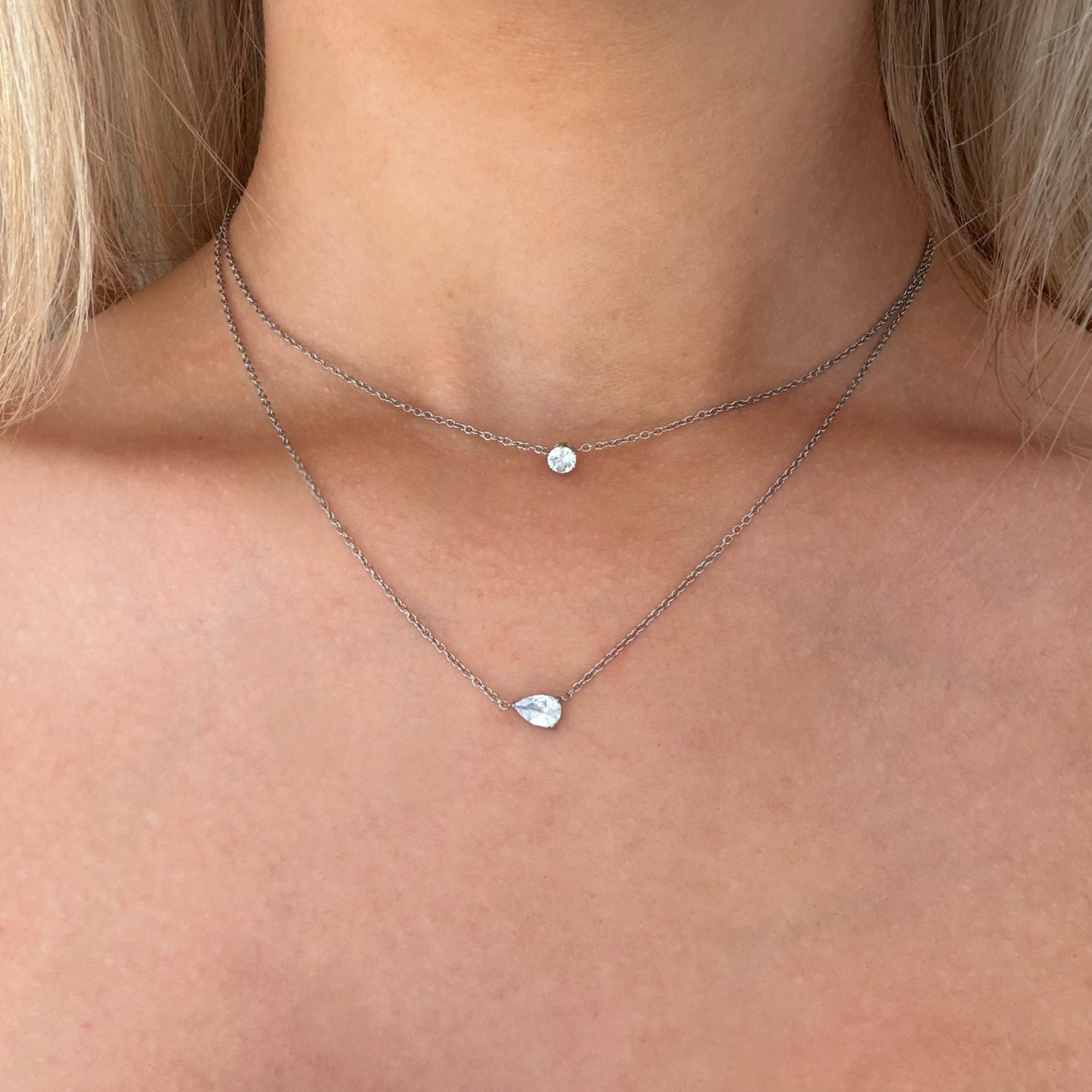 Whisper Shine Necklace 2 Piece Set - AQeCom