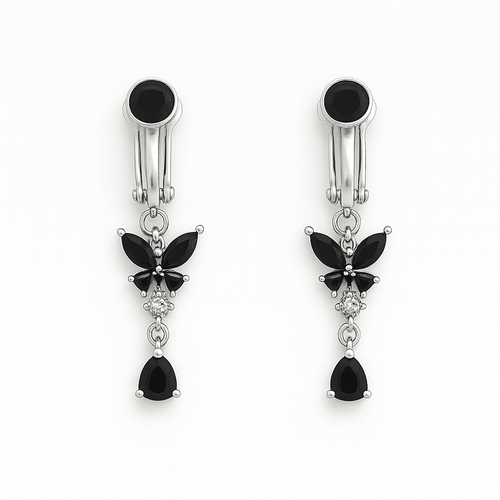 Butterfly Kiss Clip-On Earrings - EVRYJEWELS