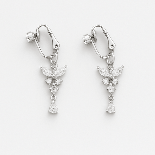 Butterfly Kiss Clip-On Earrings - EVRYJEWELS