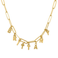 Custom/Personalized Link Letter Necklace - EVRYJEWELS