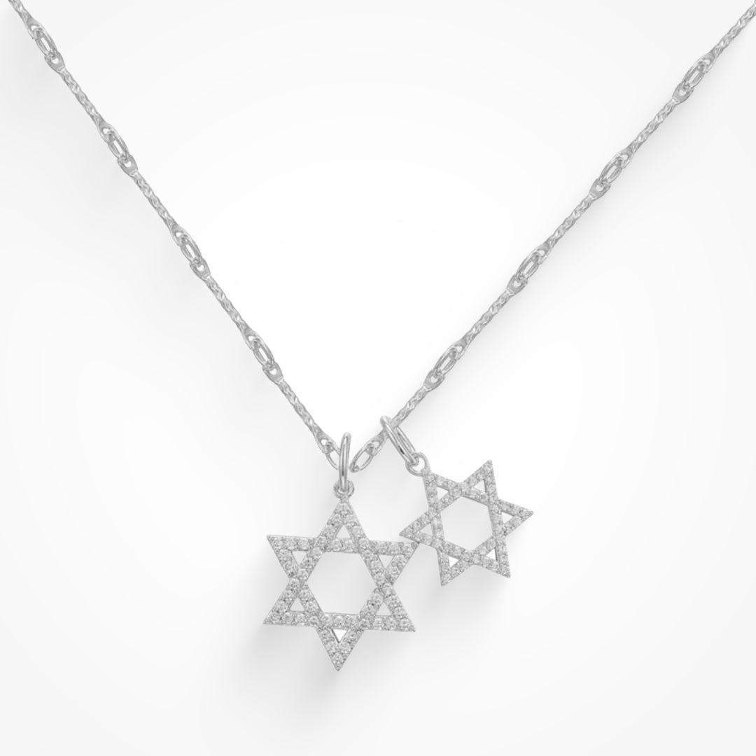 Double Star Necklace - AQeCom