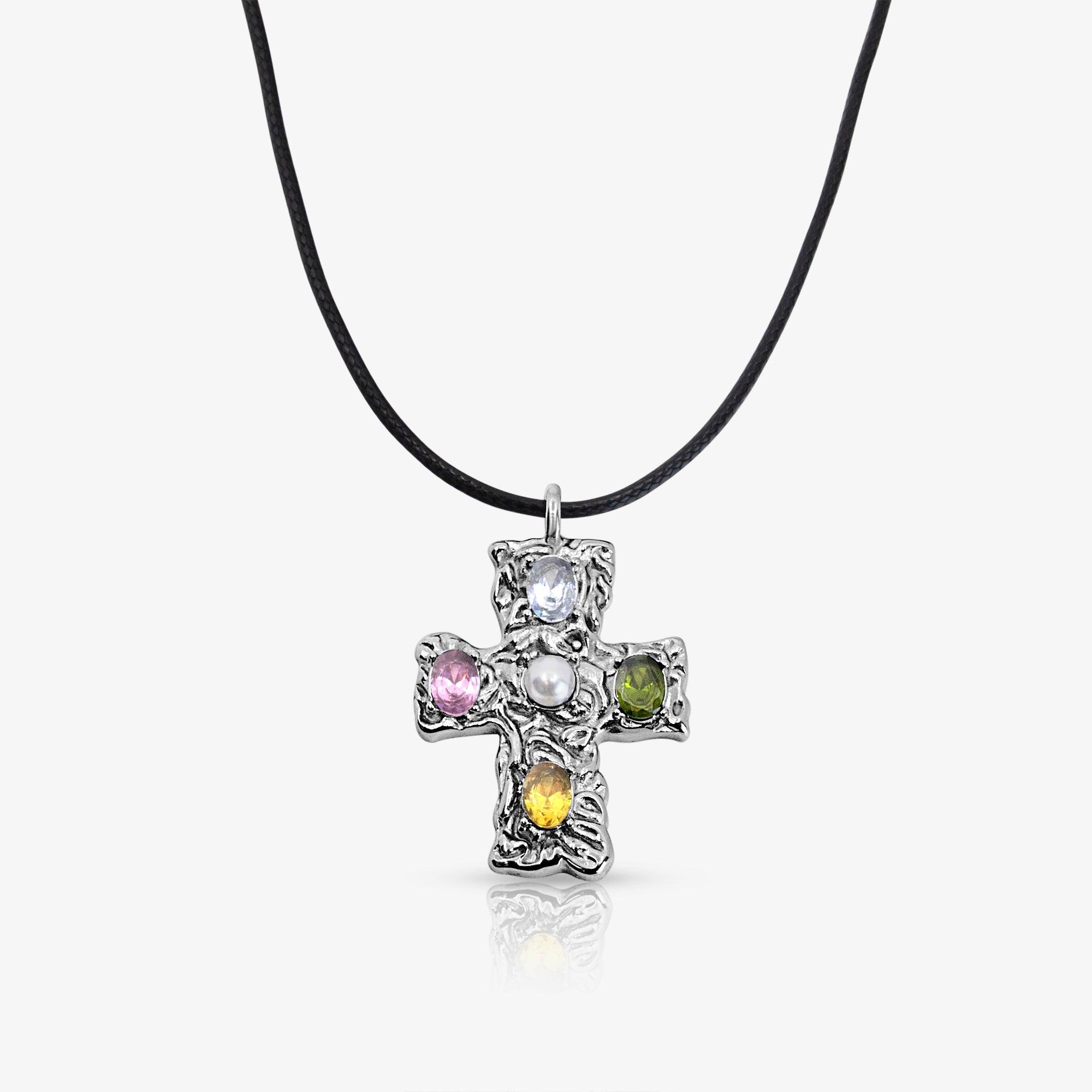 Popstar Cross Necklace - AQeCom