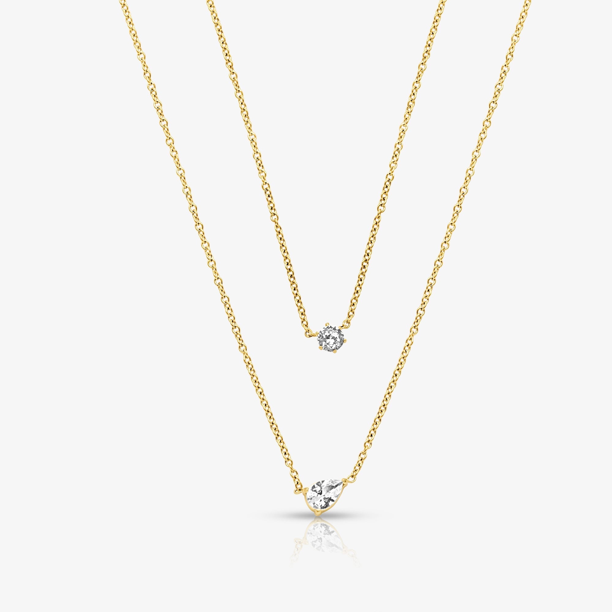 Whisper Shine Necklace 2 Piece Set